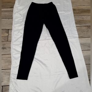 Lauren Ralph Lauren Womens Med Jet Blk Corduroy Pants Leggings EUC